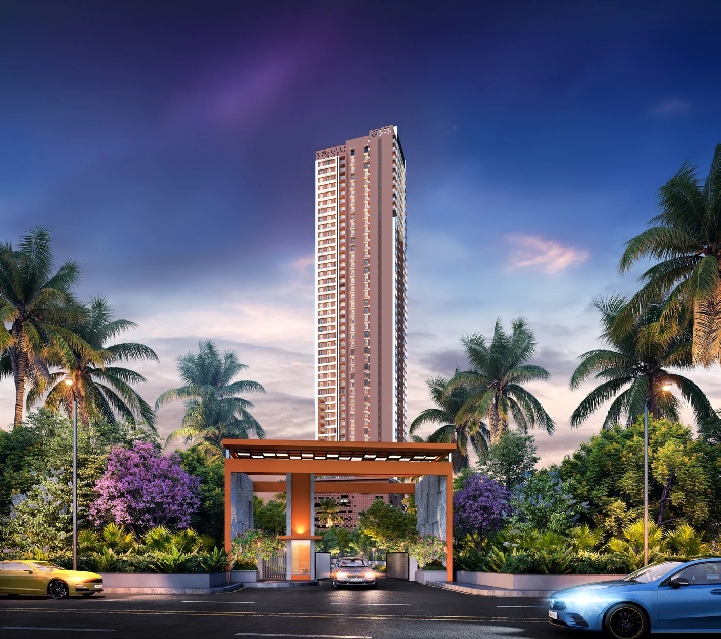 Neelkanth Palms - the last tower