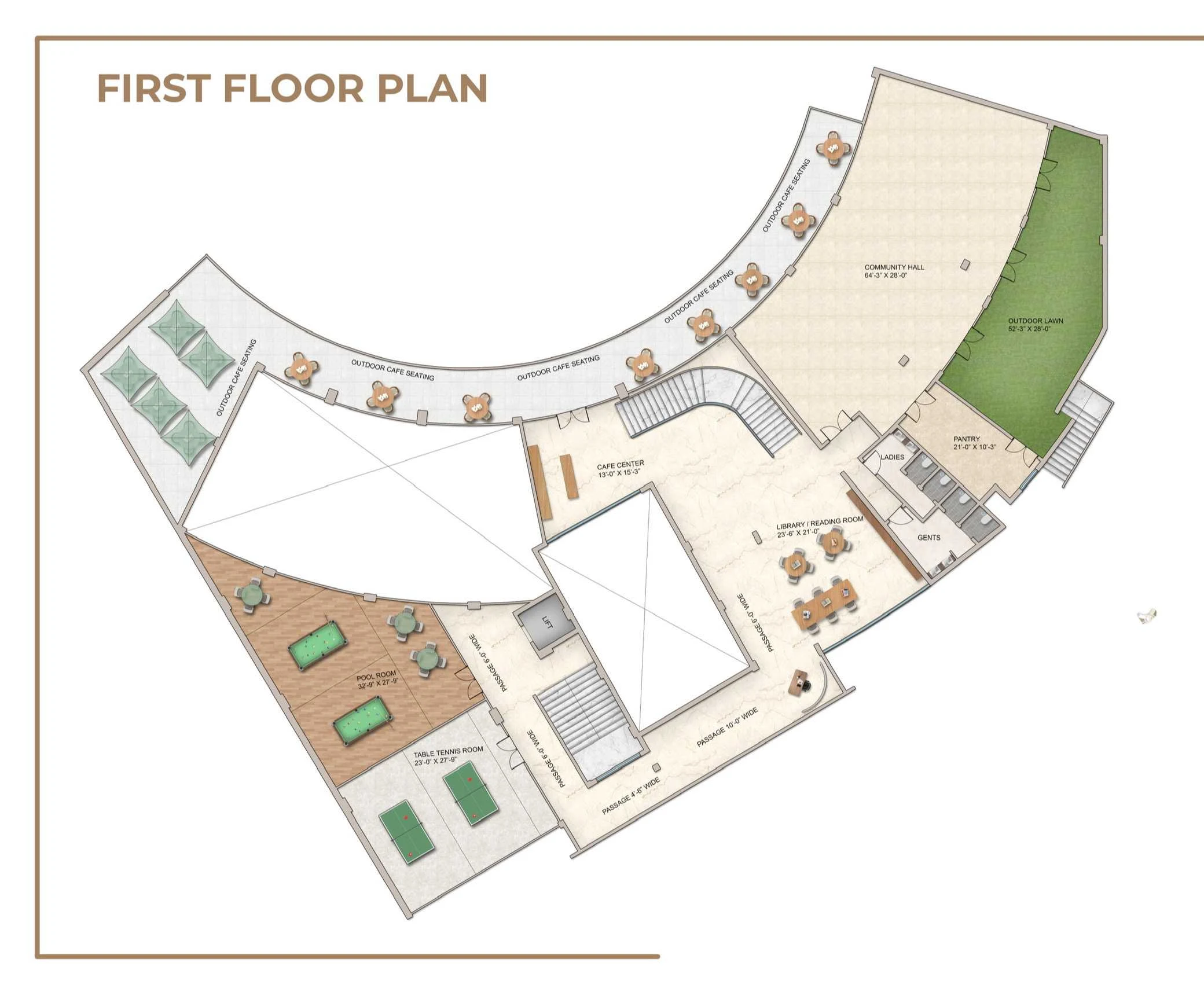 First floor plan